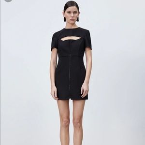 Zara Cut Out Zip Dress